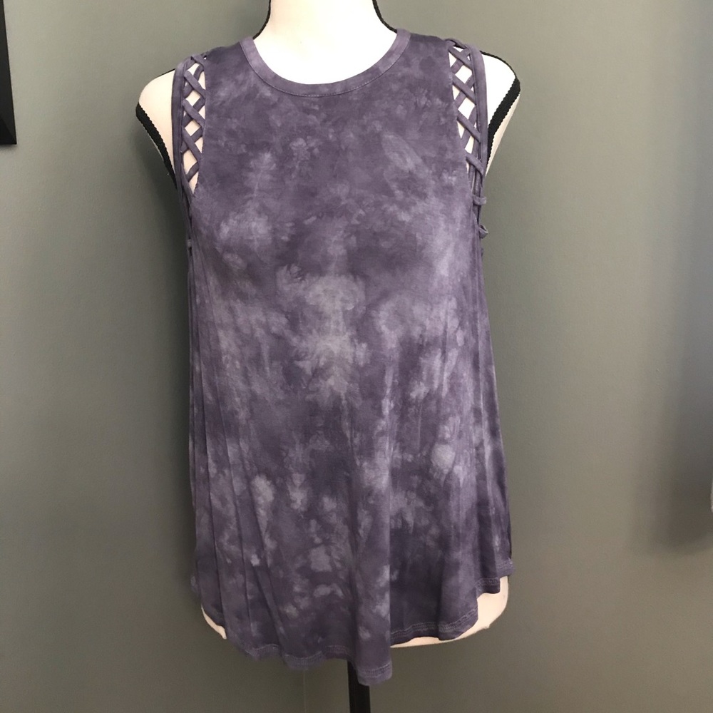 (S/P) AEO purple tank top